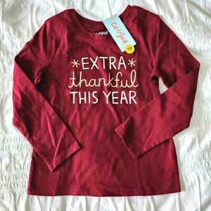 Cat & Jack extra thankful toddler shirt